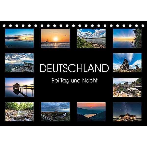Deutschland - Bei Tag und Nacht (Tischkalender 2023 DIN A5 quer), Alexander Michaelis