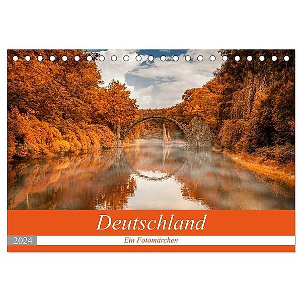 Deutschland - Ein Fotomärchen (Tischkalender 2024 DIN A5 quer), CALVENDO Monatskalender, Thomas Deter
