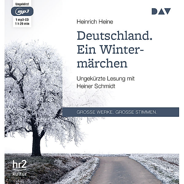 Deutschland. Ein Wintermärchen,1 Audio-CD, 1 MP3, Heinrich Heine