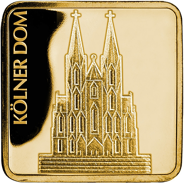 Deutschland Goldbarren Kölner Dom