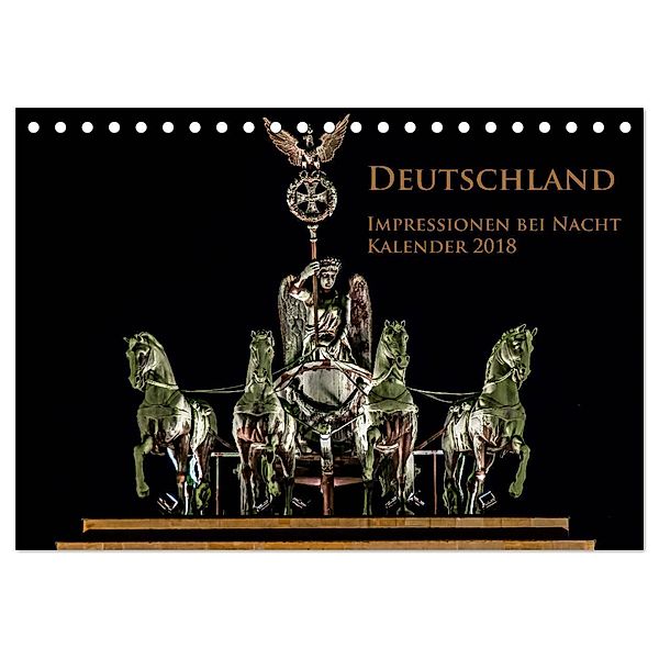 Deutschland Impressionen bei Nacht (Tischkalender 2024 DIN A5 quer), CALVENDO Monatskalender, Thomas Marufke