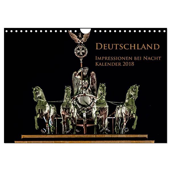 Deutschland Impressionen bei Nacht (Wandkalender 2024 DIN A4 quer), CALVENDO Monatskalender, Thomas Marufke