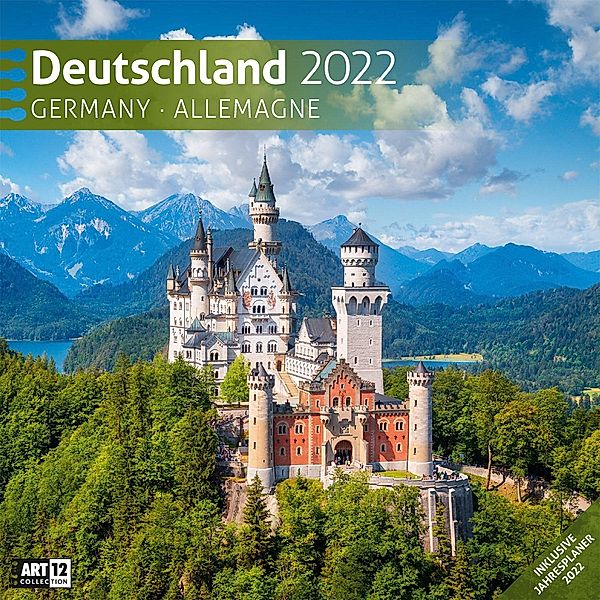Deutschland Kalender 2022 - 30x30