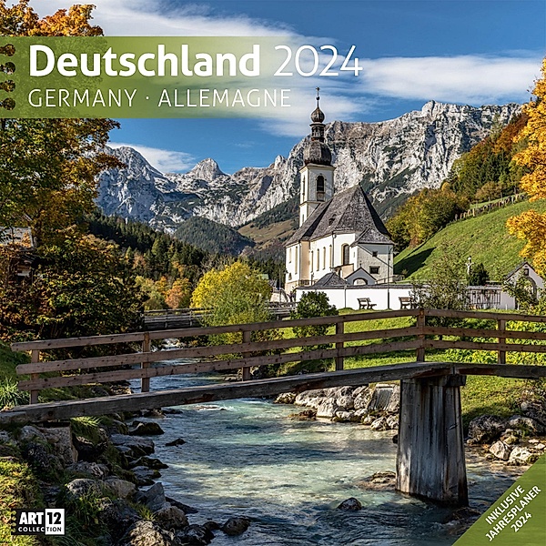 Deutschland Kalender 2024 - 30x30, Ackermann Kunstverlag