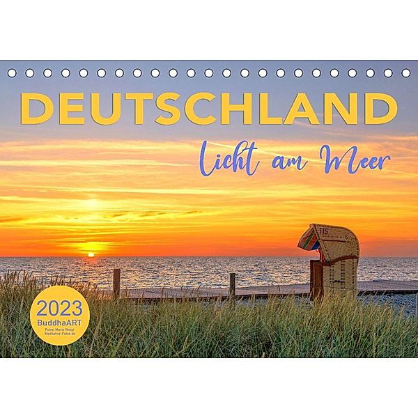 DEUTSCHLAND - Licht am Meer (Tischkalender 2023 DIN A5 quer), BuddhaART