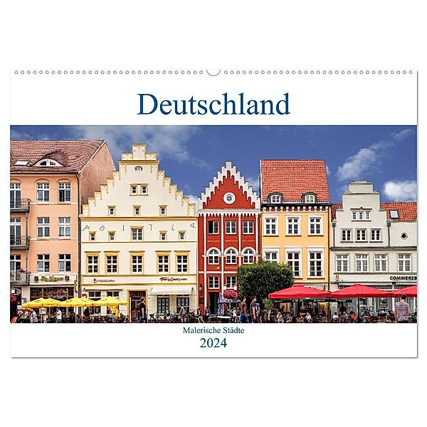 Deutschland - Malerische Städte (Wandkalender 2024 DIN A2 quer), CALVENDO Monatskalender, Thomas Becker