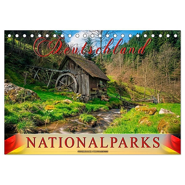 Deutschland - Nationalparks (Tischkalender 2024 DIN A5 quer), CALVENDO Monatskalender, Peter Roder