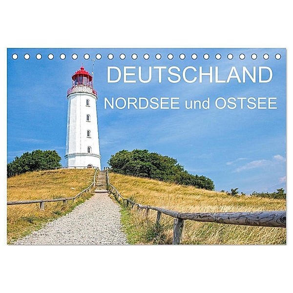 Deutschland- Nordsee und Ostsee (Tischkalender 2024 DIN A5 quer), CALVENDO Monatskalender, Hans-Joachim Loh