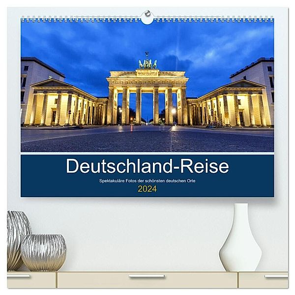 Deutschland-Reise (hochwertiger Premium Wandkalender 2024 DIN A2 quer), Kunstdruck in Hochglanz, Markus Mainka