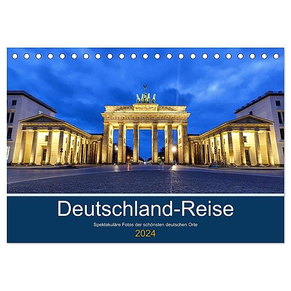 Deutschland-Reise (Tischkalender 2024 DIN A5 quer), CALVENDO Monatskalender, Markus Mainka