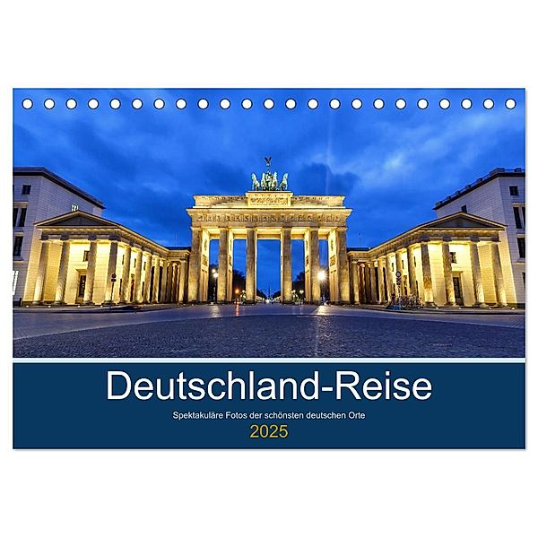 Deutschland-Reise (Tischkalender 2025 DIN A5 quer), CALVENDO Monatskalender, Calvendo, Markus Mainka