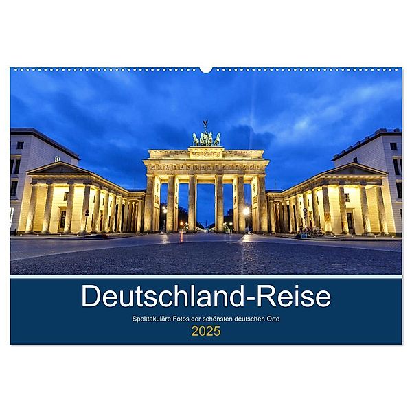 Deutschland-Reise (Wandkalender 2025 DIN A2 quer), CALVENDO Monatskalender, Calvendo, Markus Mainka