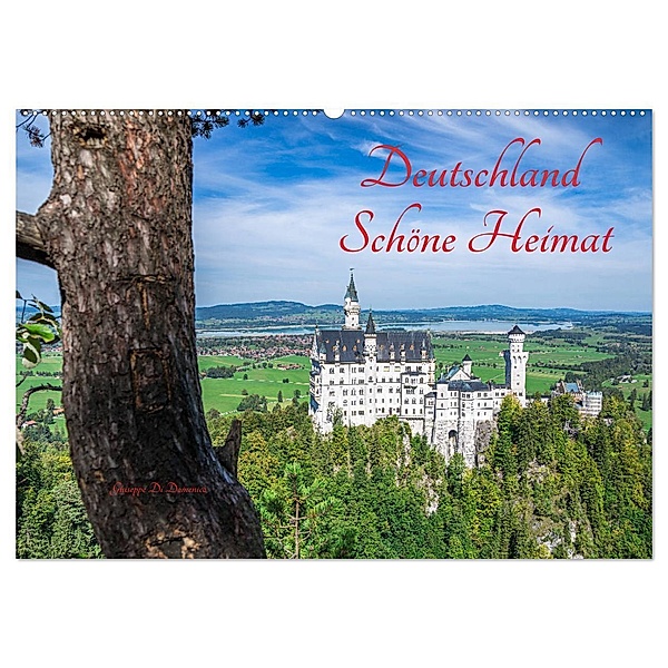 Deutschland Schöne Heimat (Wandkalender 2024 DIN A2 quer), CALVENDO Monatskalender, Giuseppe Di Domenico
