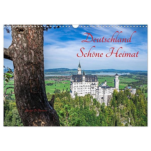 Deutschland Schöne Heimat (Wandkalender 2024 DIN A3 quer), CALVENDO Monatskalender, Giuseppe Di Domenico