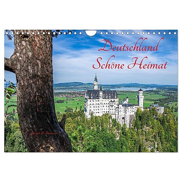 Deutschland Schöne Heimat (Wandkalender 2024 DIN A4 quer), CALVENDO Monatskalender, Giuseppe Di Domenico