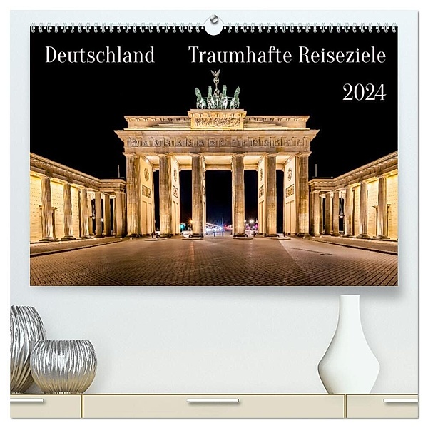 Deutschland - Traumhafte Reiseziele (hochwertiger Premium Wandkalender 2024 DIN A2 quer), Kunstdruck in Hochglanz, Uwe Herzog