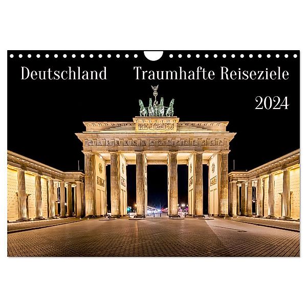 Deutschland - Traumhafte Reiseziele (Wandkalender 2024 DIN A4 quer), CALVENDO Monatskalender, Uwe Herzog