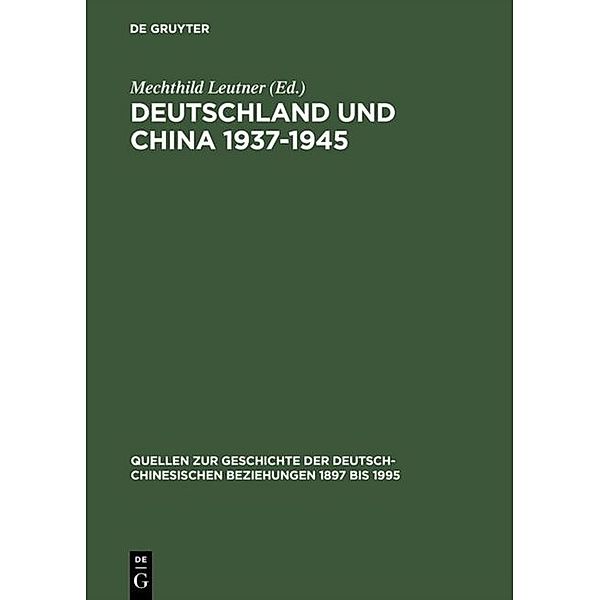 Deutschland und China 1937-1945