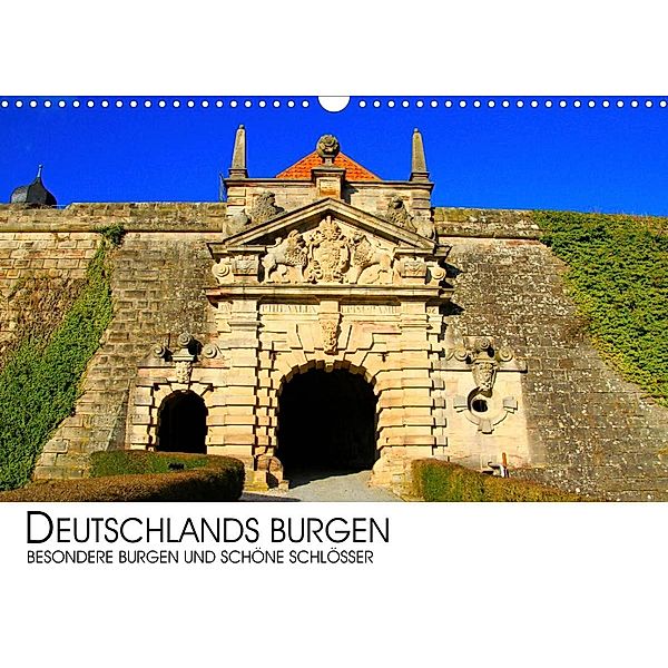 Deutschlands Burgen - besondere Burgen und schöne Schlösser (Wandkalender 2023 DIN A3 quer), Dr. Darius Lenz