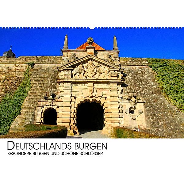 Deutschlands Burgen - besondere Burgen und schöne Schlösser (Wandkalender 2023 DIN A2 quer), Dr. Darius Lenz