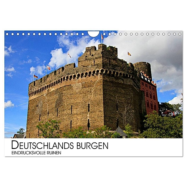 Deutschlands Burgen - eindrucksvolle Ruinen (Wandkalender 2024 DIN A4 quer), CALVENDO Monatskalender, Dr. Darius Lenz