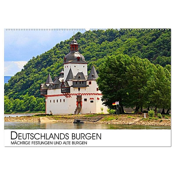 Deutschlands Burgen - mächtige Festungen und alte Burgen (Wandkalender 2024 DIN A2 quer), CALVENDO Monatskalender, Dr. Darius Lenz