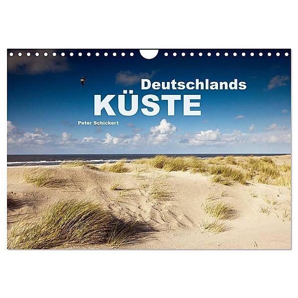Deutschlands Küste (Wandkalender 2024 DIN A4 quer), CALVENDO Monatskalender, Peter Schickert