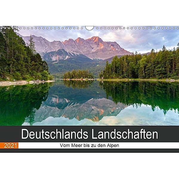 Deutschlands Landschaften - Vom Meer bis zu den Alpen (Wandkalender 2021 DIN A3 quer), Torsten Hartmann