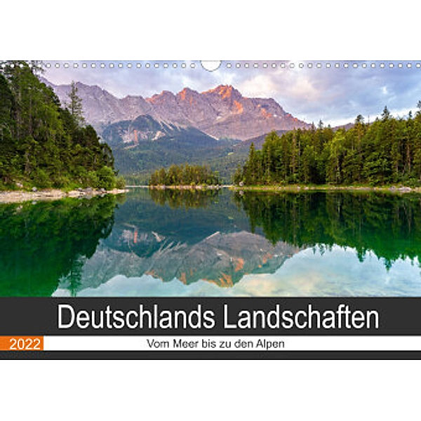 Deutschlands Landschaften - Vom Meer bis zu den Alpen (Wandkalender 2022 DIN A3 quer), Torsten Hartmann