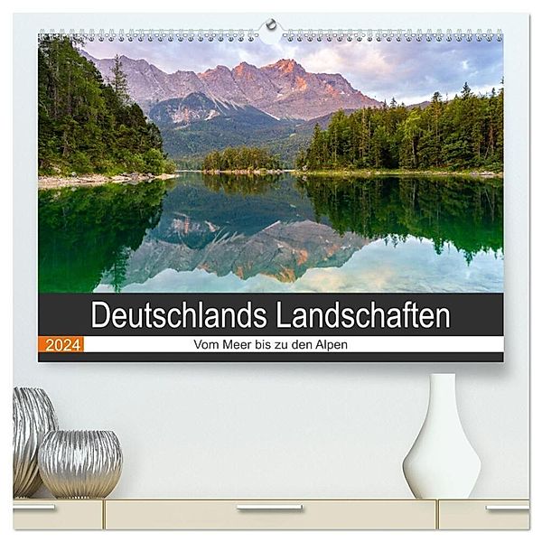 Deutschlands Landschaften - Vom Meer bis zu den Alpen (hochwertiger Premium Wandkalender 2024 DIN A2 quer), Kunstdruck in Hochglanz, Torsten Hartmann