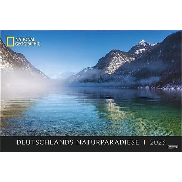 Deutschlands Naturparadiese National Geographic Kalender 2023. Großer Foto-Wandkalender XXL Landschaften-Kalender 2023 m