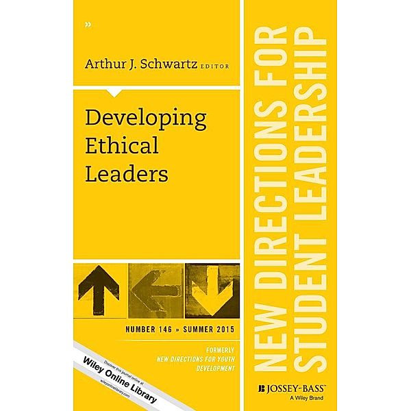 Developing Ethical Leaders / J-B SL Single Issue Student Leadership Bd.146