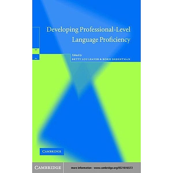 Developing Professional-Level Language Proficiency