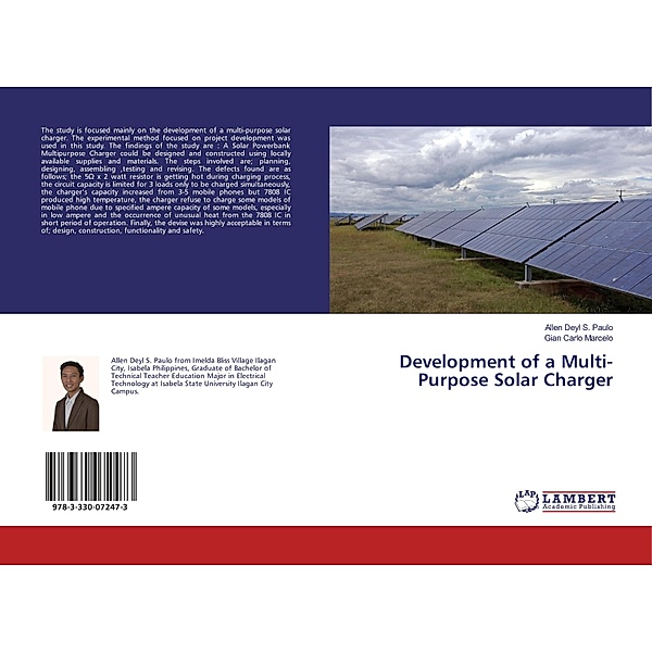 Development of a Multi-Purpose Solar Charger, Allen Deyl S. Paulo, Gian Carlo Marcelo