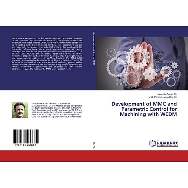 Development of MMC and Parametric Control for Machining with WEDM, Venkata Sriram Ch, V. S. Parameswara Rao Ch