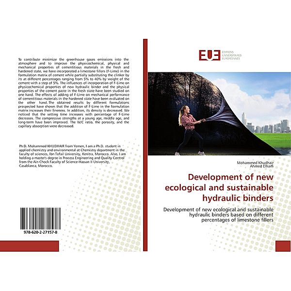 Development of new ecological and sustainable hydraulic binders, Mohammed Khudhair, Ahmed Elharfi