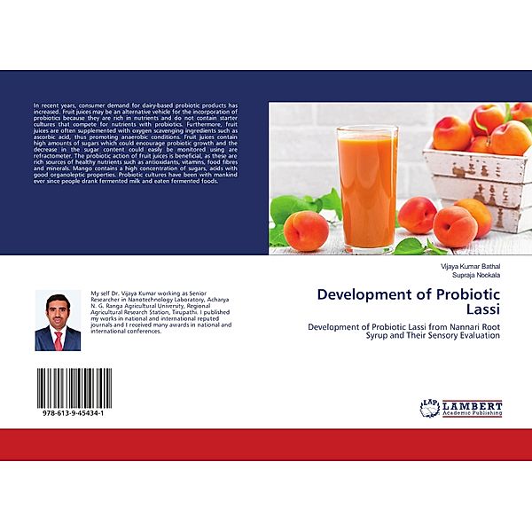 Development of Probiotic Lassi, Vijaya Kumar Bathal, Supraja Nookala