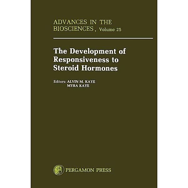 Development of Responsiveness to Steroid Hormones