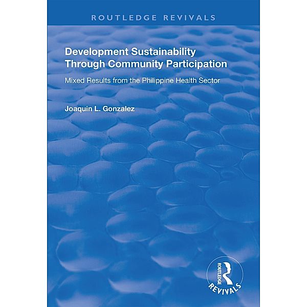 Development Sustainability Through Community Participation, Joaquin L. Gonzalez