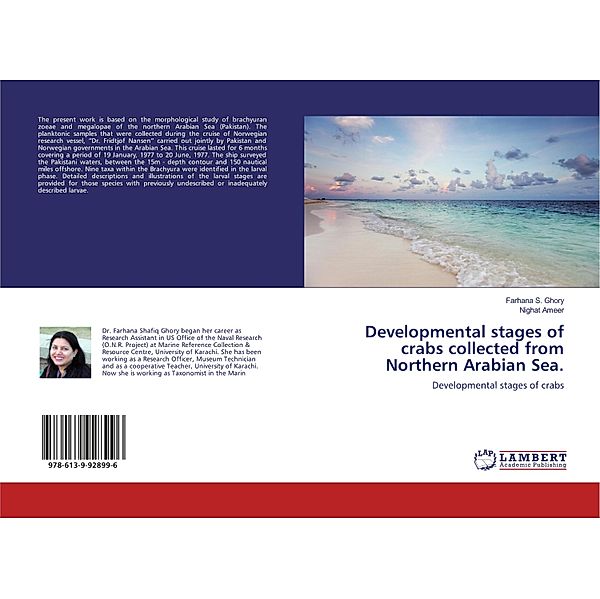 Developmental stages of crabs collected from Northern Arabian Sea., Farhana S. Ghory, Nighat Ameer