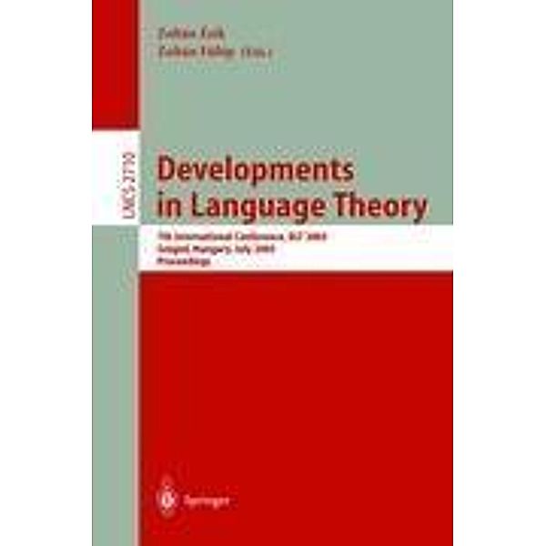 Developments in Language Theory