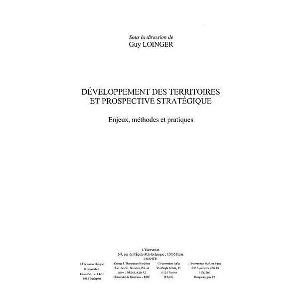 Developpement des territoires et prospective strategique / Hors-collection, Gurvitch Georges