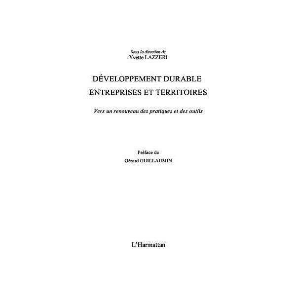 Developpement durable, entreprises terri / Hors-collection, Yvette Lazzeri