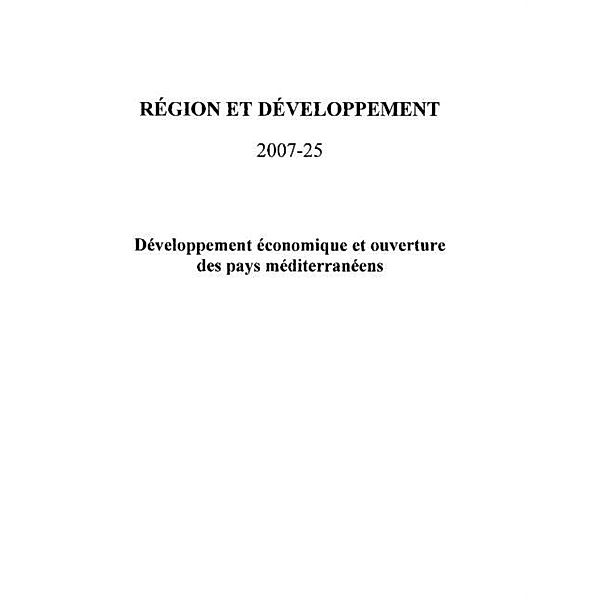 Developpement economique ouverture pays / Hors-collection, Maurice Catin