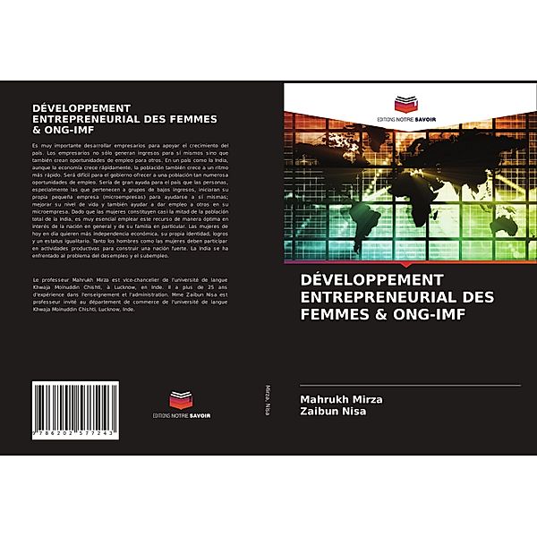 DÉVELOPPEMENT ENTREPRENEURIAL DES FEMMES & ONG-IMF, Mahrukh Mirza, Zaibun Nisa