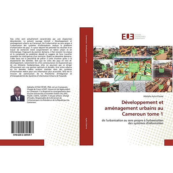 Développement et aménagement urbains au Cameroun tome 1, Adolphe Ayissi Eteme