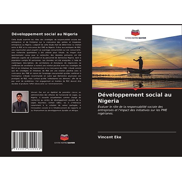 Développement social au Nigeria, Vincent Eke