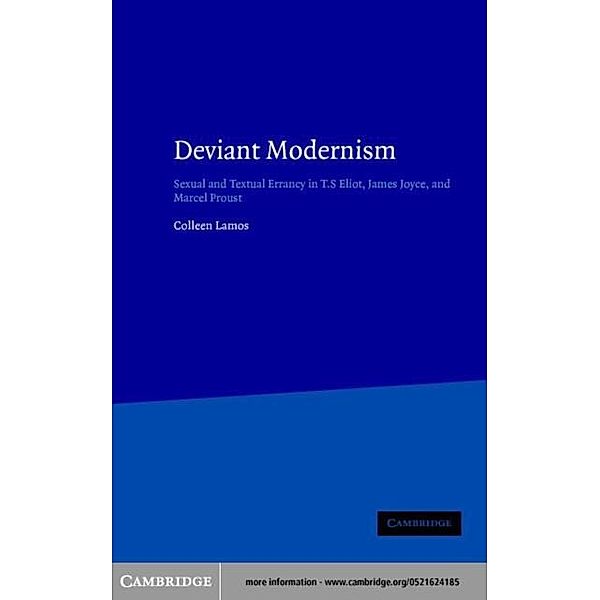 Deviant Modernism, Colleen Lamos