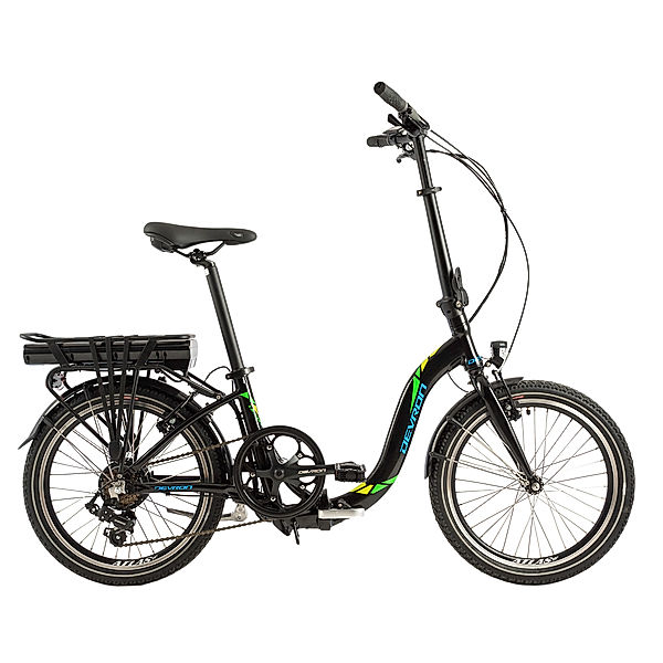 Devron Falt-City-E-Bike 20 Zoll (Farbe:schwarz)