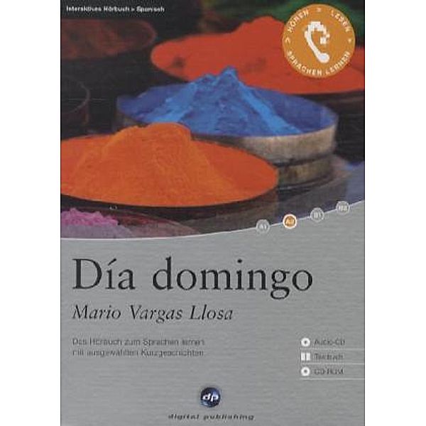 Día domingo, 1 Audio-CD, 1 CD-ROM u. Textbuch, Mario Vargas Llosa